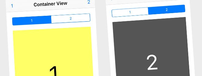 UI Demo - UIContainerView (Swift 2, iOS 9)