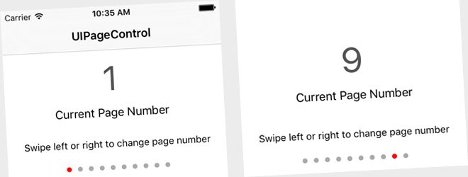 UI Demo - UIPageControl (Swift 2, iOS 9)