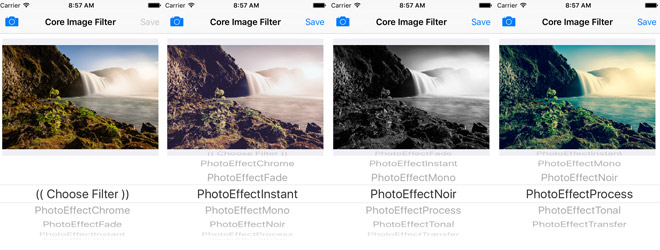 Swift Core Image Filter - CIImage and CIFilter